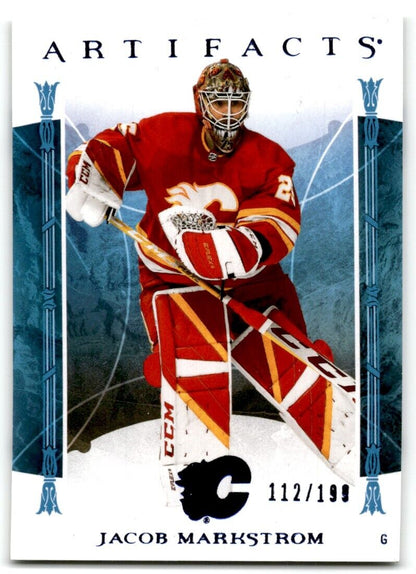 2022-23 Upper Deck Artifacts Jacob Markstrom 112/199 Calgary Flames #154