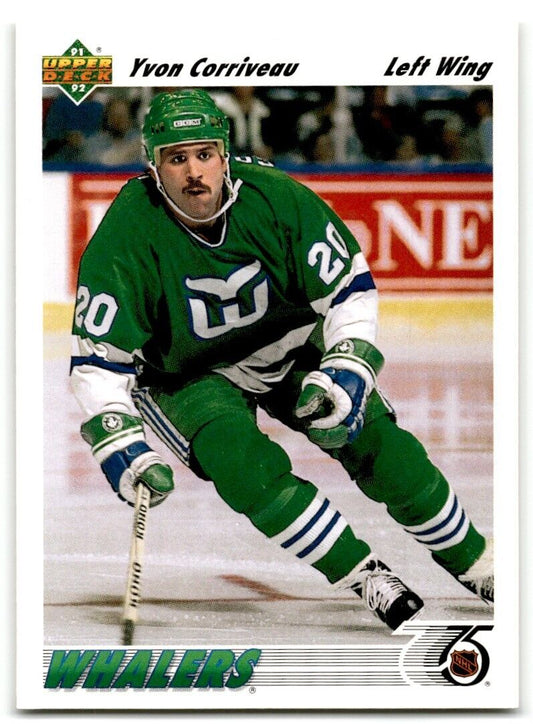 1991-92 Upper Deck Yvon Corriveau Hartford Whalers #407