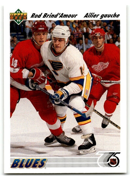 1991-92 Upper Deck French Rod Brind'Amour St. Louis Blues #189