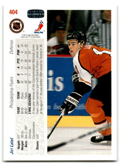 1991-92 Upper Deck Jiri Latal Philadelphia Flyers #404