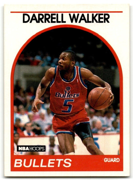 1989-90 NBA Hoops Darrell Walker Washington Bullets #134