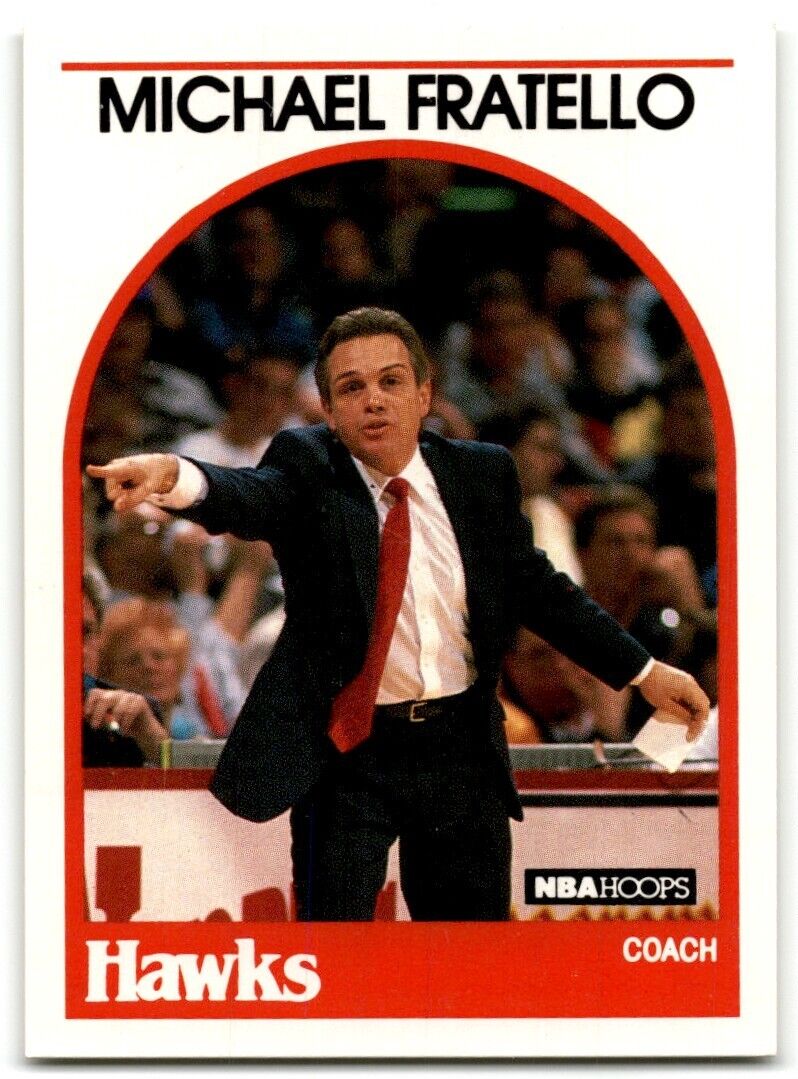 1989-90 Hoops Mike Fratello Rookie Atlanta Hawks #179