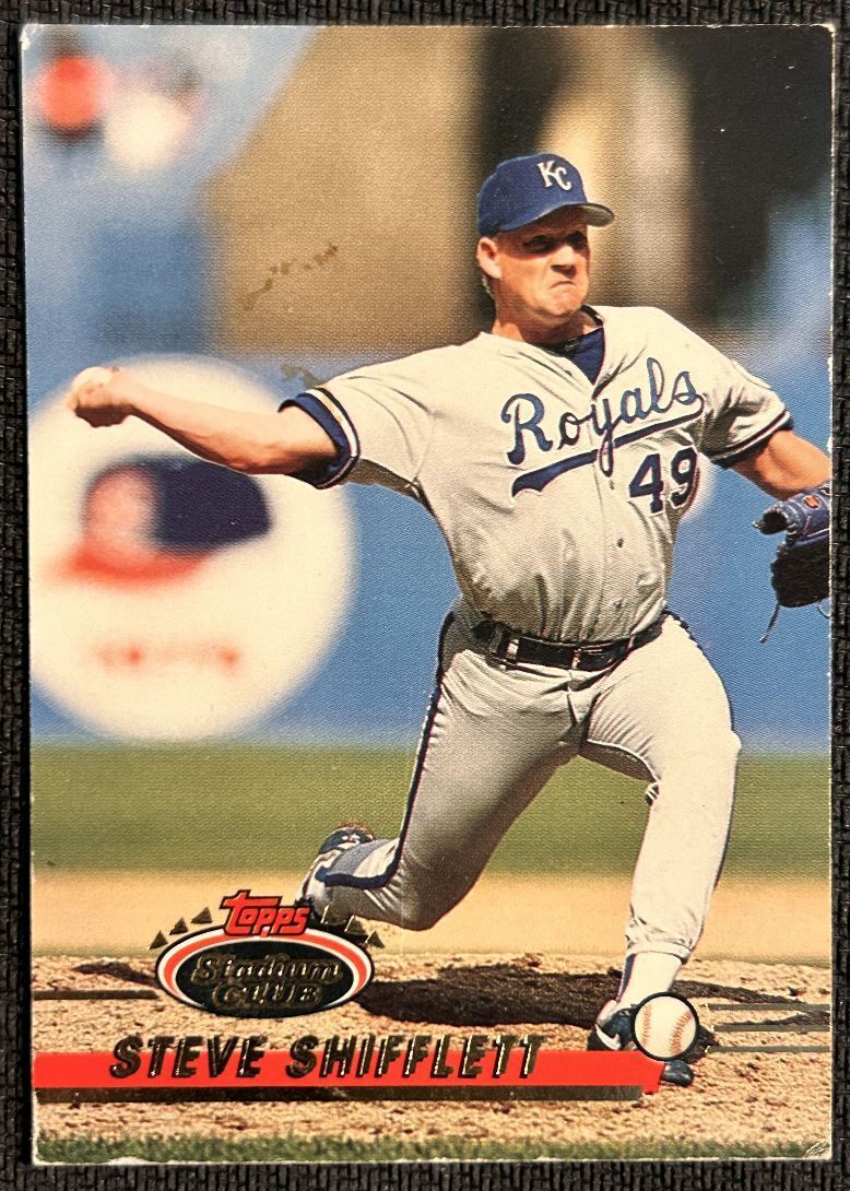 1993 Stadium Club Steve Shifflett Kansas City Royals #84