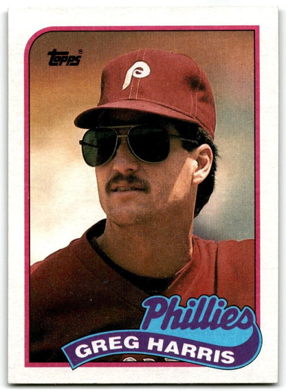 1989 Topps Greg Harris Philadelphia Phillies #627