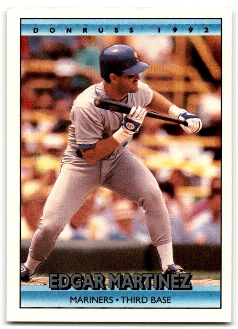 1992 Donruss Edgar Martinez Seattle Mariners #286