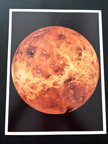 NASA The Magellan Mission - Hemispheric View of Venus litho