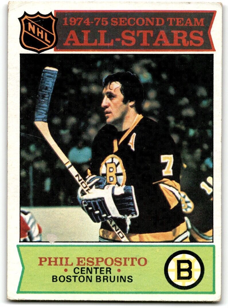 1975-76 Topps Phil Esposito Boston Bruins #292