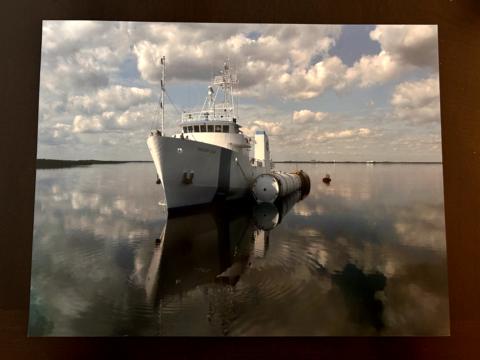 NASA Space Shuttle Return to Flight booster recovery training 8X10