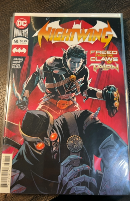 NIGHTWING #68 DC Comics 2020 Cover A 1st Print Talon Story Arc NM/NM+