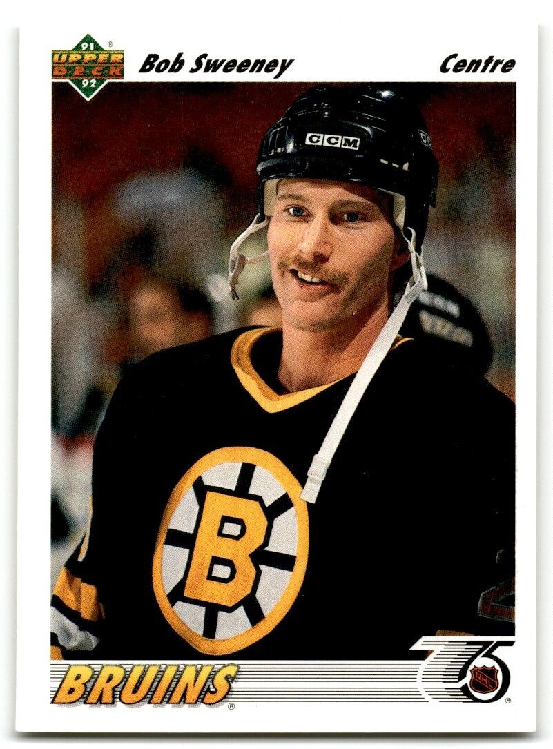 1991-92 Upper Deck Bob Sweeney Boston Bruins #391