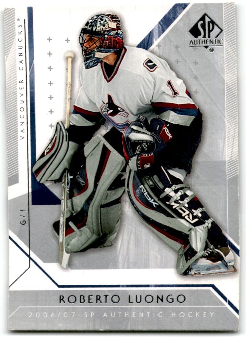 2006-07 SP Authentic Roberto Luongo Vancouver Canucks #4