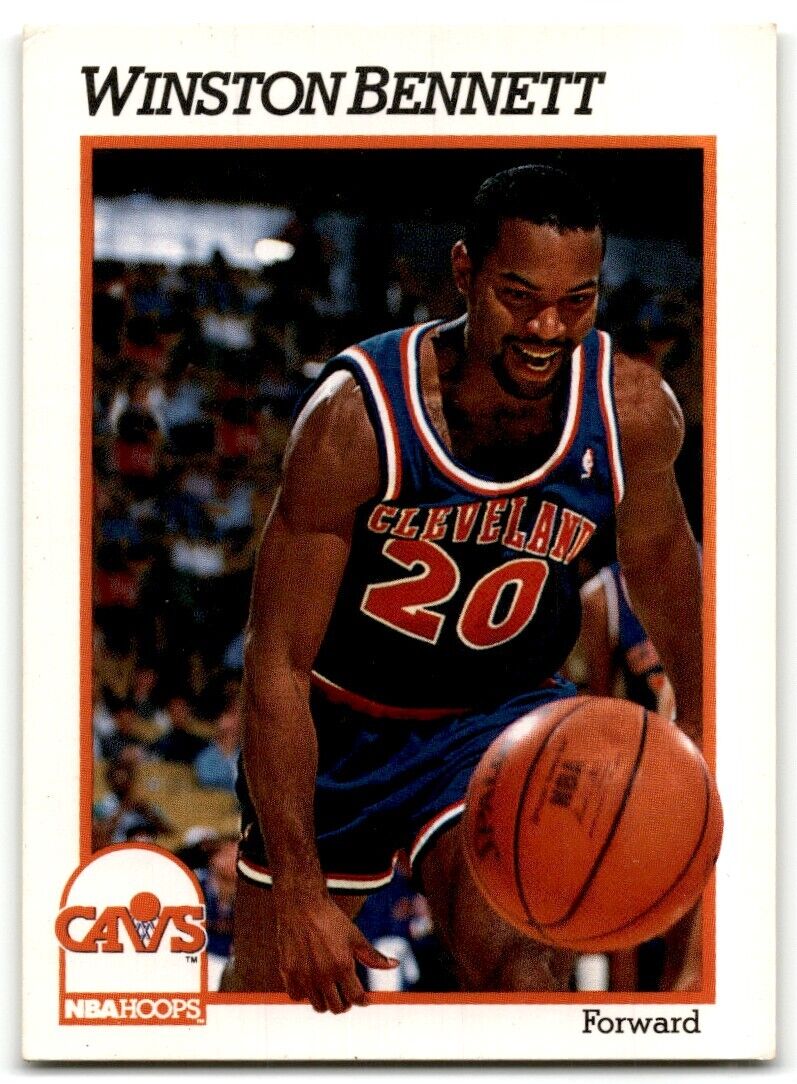 1991-92 Hoops Winston Bennett Cleveland Cavaliers #348