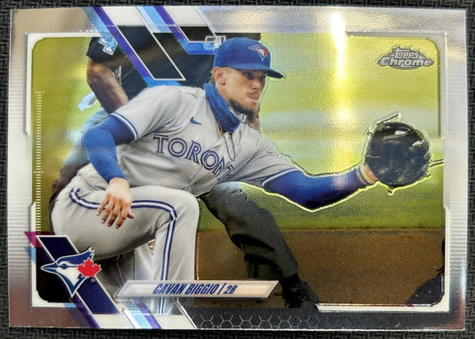 2021 Topps Chrome Cavan Biggio Toronto Blue Jays #128