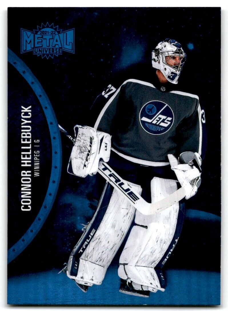 2021-22 Skybox Metal Universe Connor Hellebuyck Winnipeg Jets #104