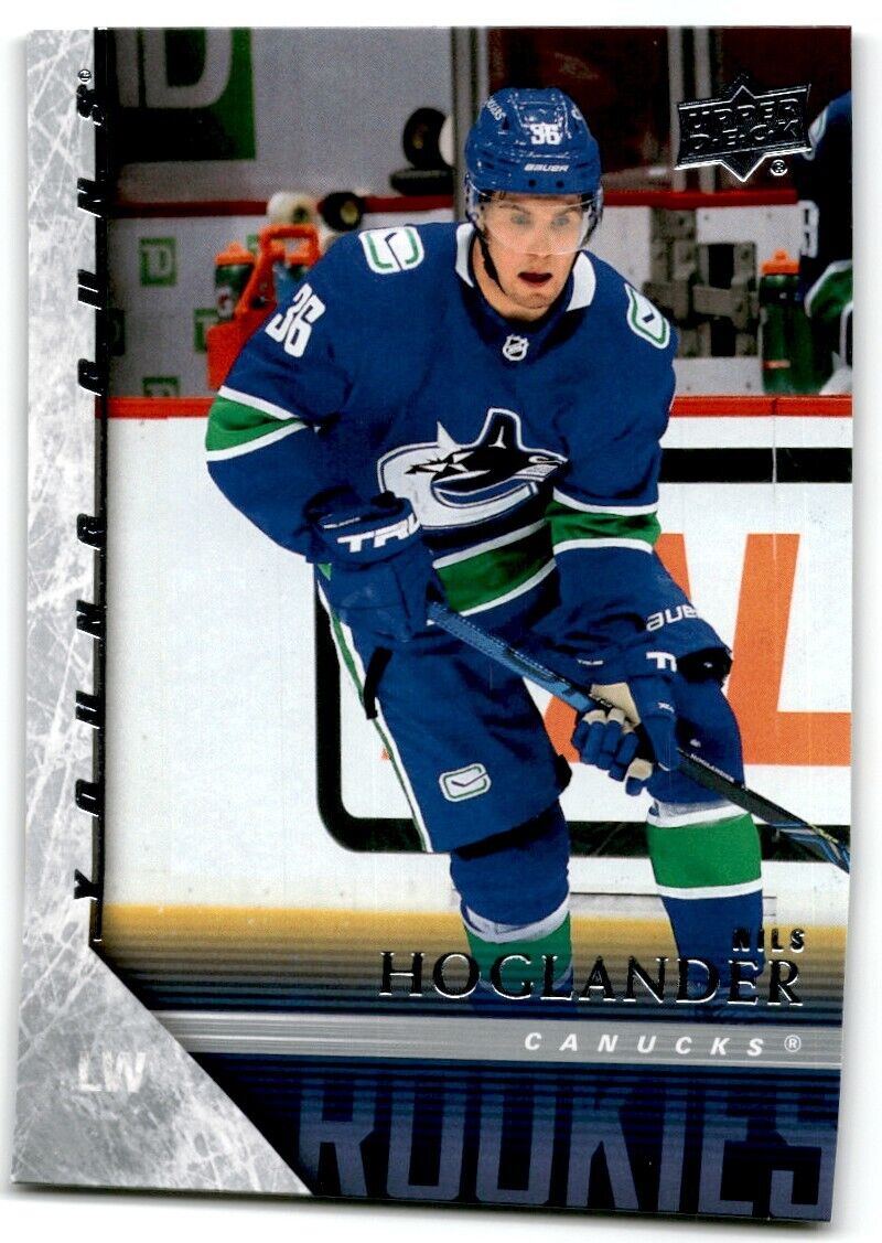 2020-21 Upper Deck Nils Hoglander Rookie Vancouver Canucks #T-79