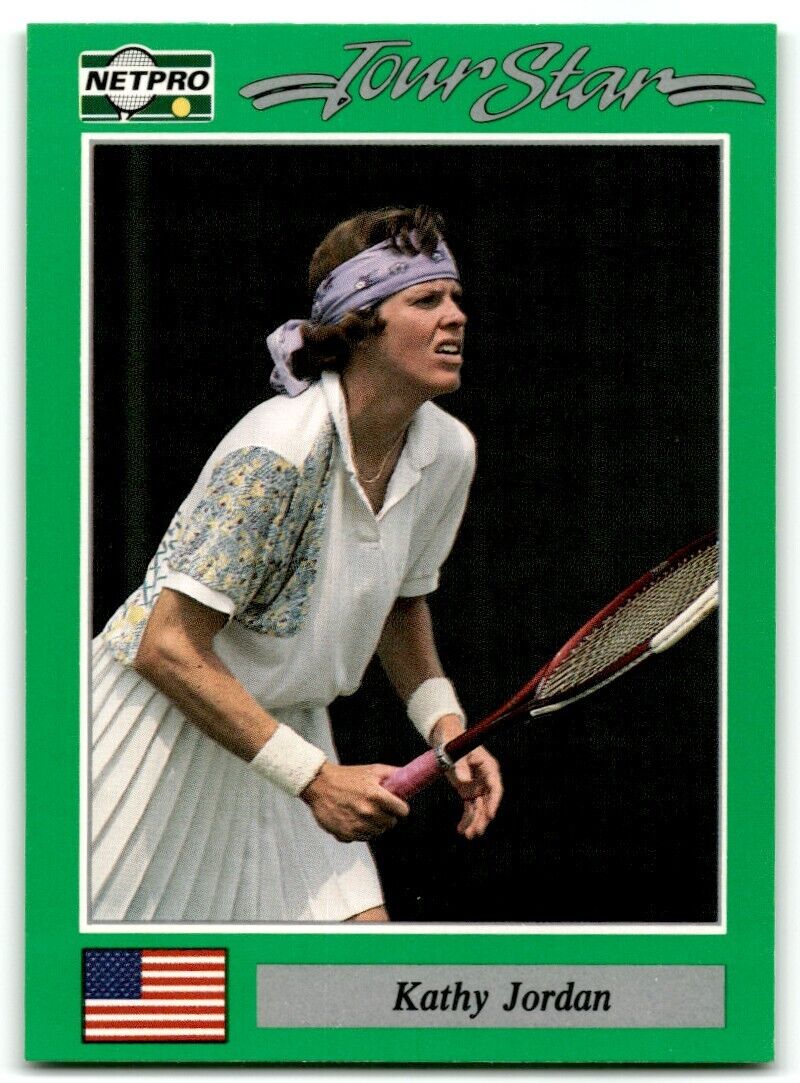 1991 Protennis player Cards Netpro Tour Star Kathy Jordan #79