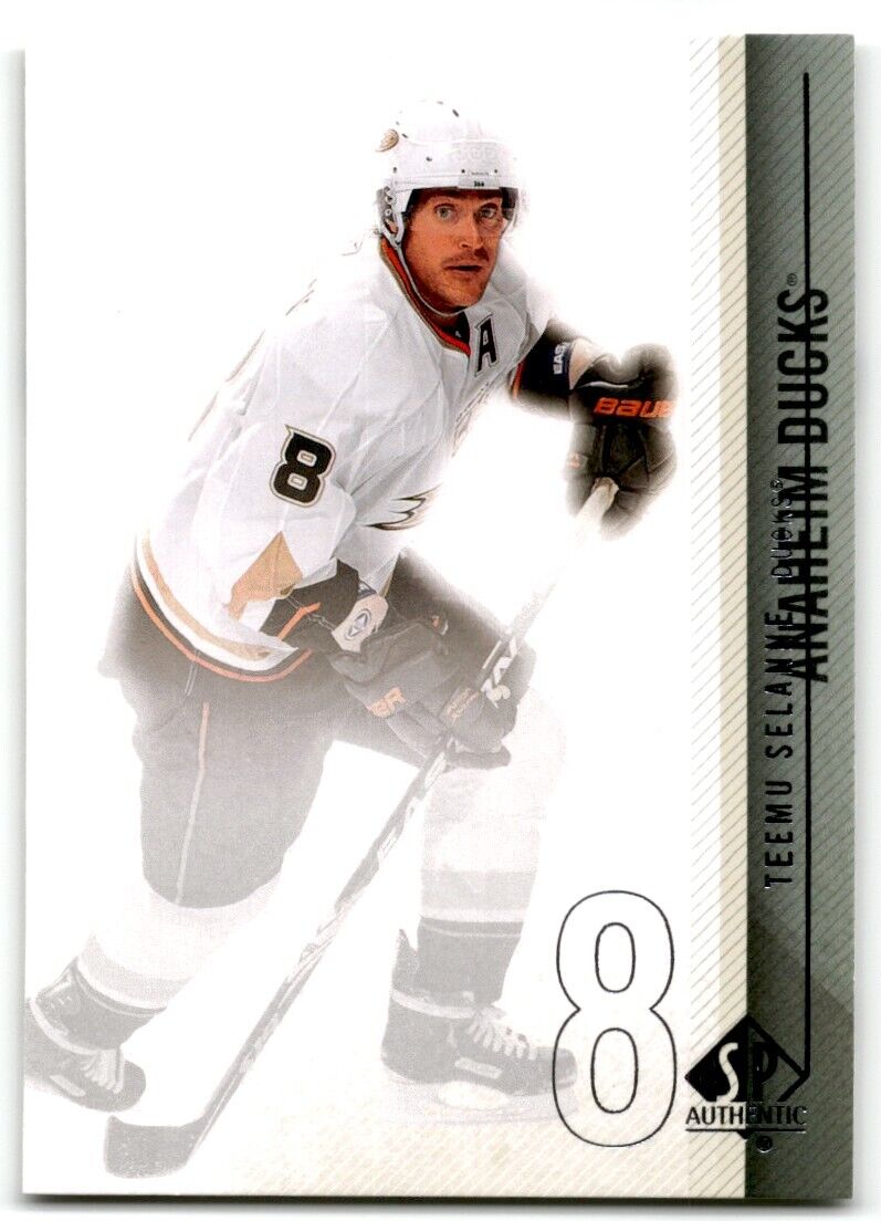 2010-11 SP Authentic Teemu Selanne Anaheim Ducks #94