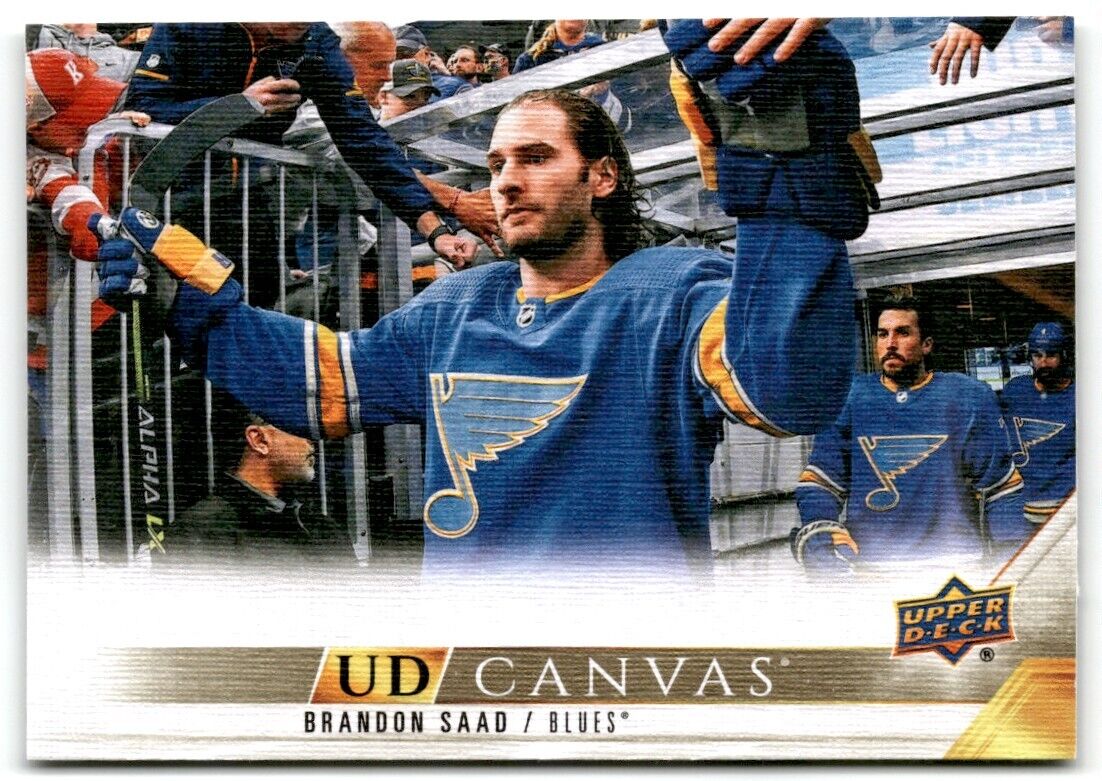 2022-23 Upper Deck UD Canvas Brandon Saad St. Louis Blues #150