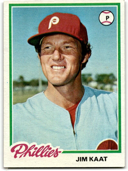 1978 Topps Jim Kaat Philadelphia Phillies #715