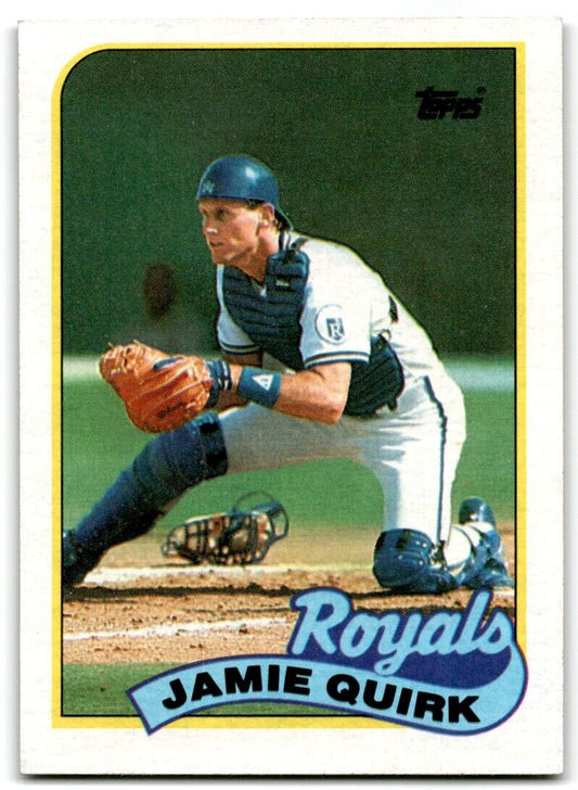 1989 Topps Jamie Quirk Kansas City Royals #702