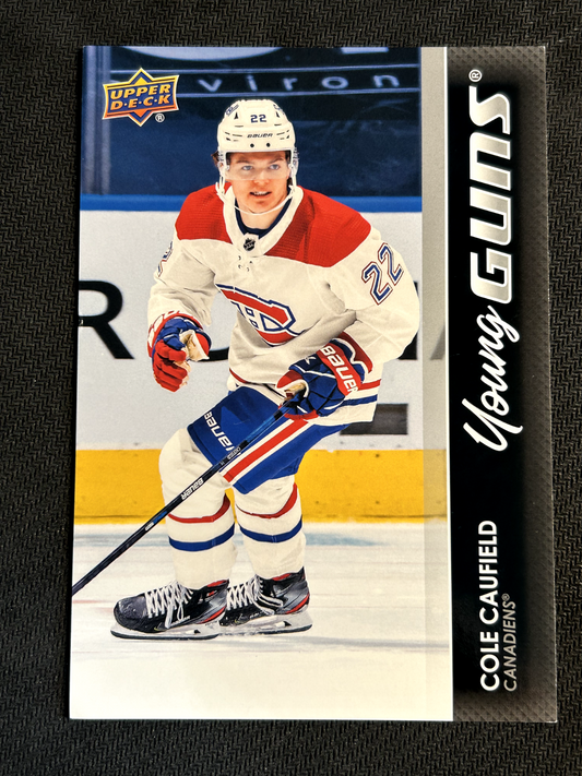 2021-22 Upper Deck Series 1 Young Guns Jumbo Cole Caufield Rookie Canadiens (#2)