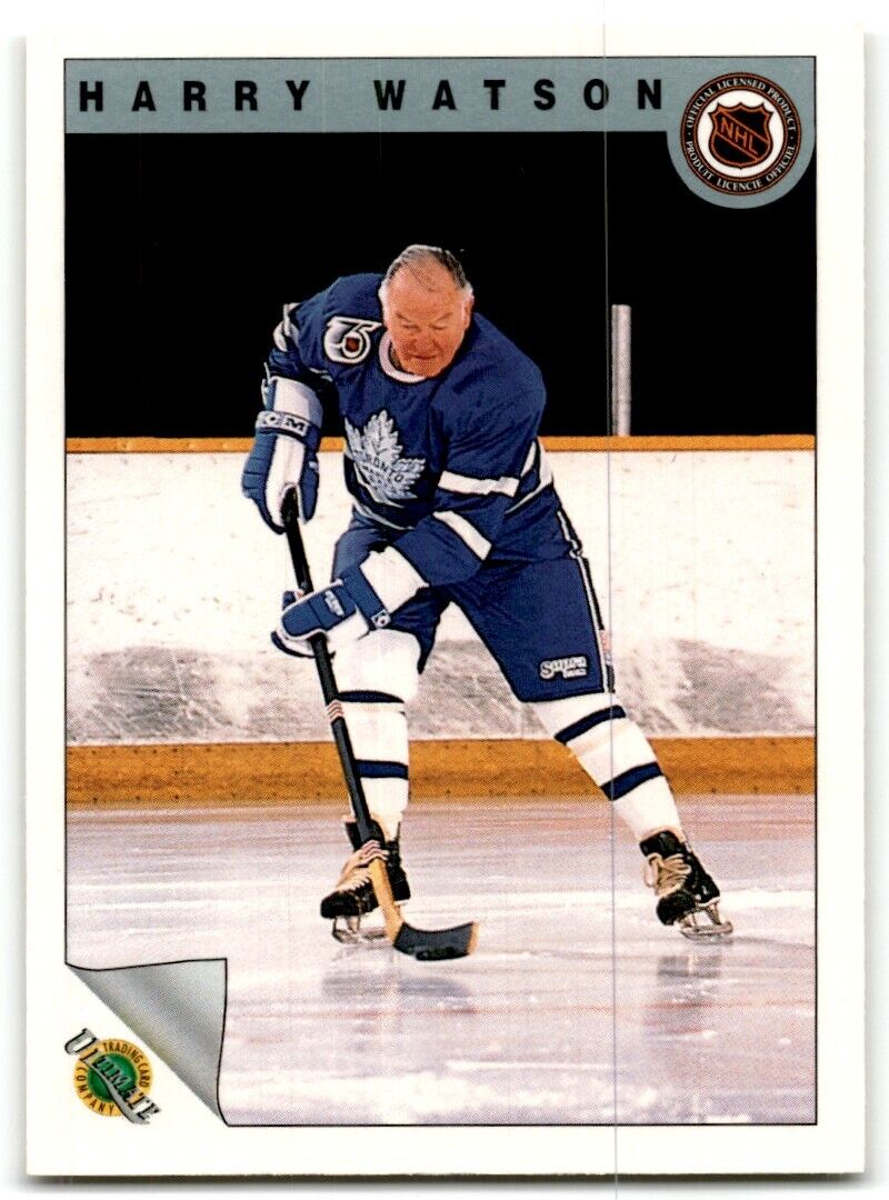 1991-92 Ultimate Original 6 French Harry Watson Toronto Maple Leafs #46