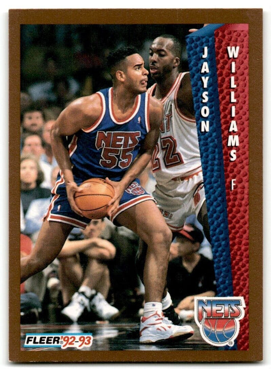 1992-93 Fleer Jayson Williams New Jersey Nets #391