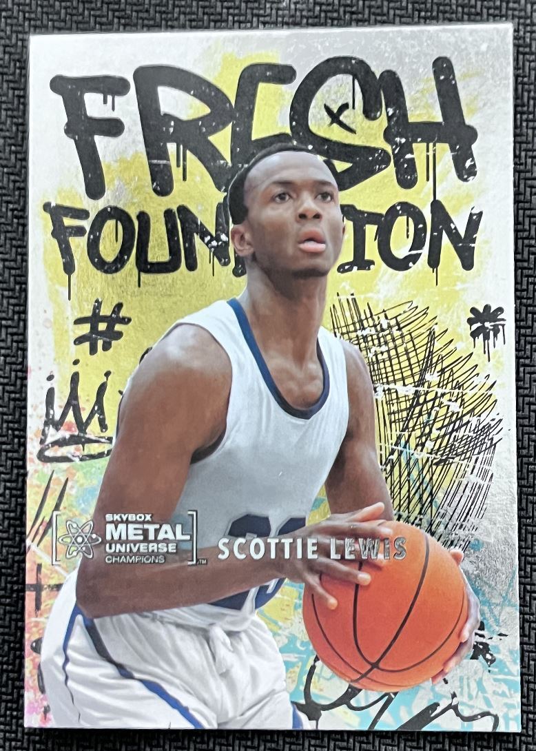 2021-22 Skybox Metal Universe Championship Preview Scottie Lewis Rookie #FF46