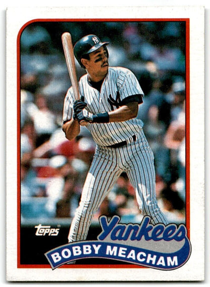 1989 Topps Bobby Meacham New York Yankees #436