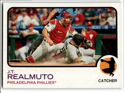 2022 Topps Heritage J.T. Realmuto Philadelphia Phillies #124