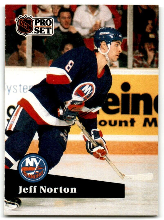 1991-92 Pro Set Jeff Norton New York Islanders #148