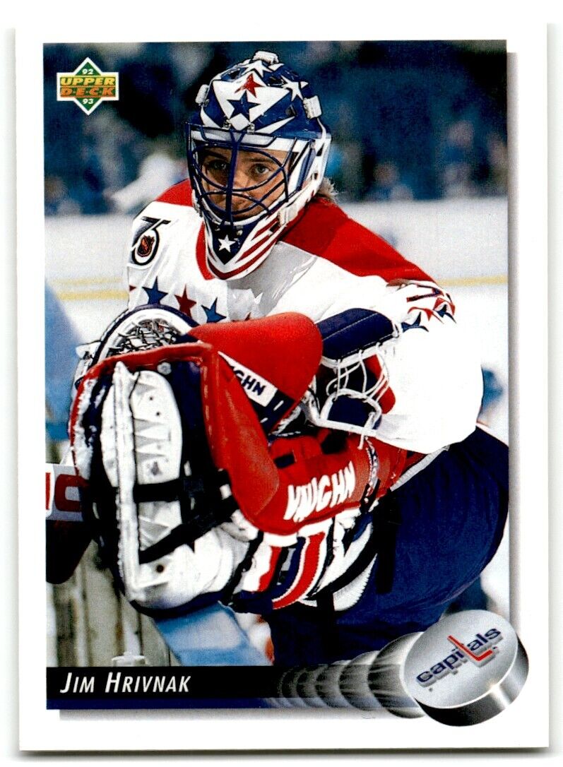 1992-93 Upper Deck Jim Hrivnak Washington Capitals #151