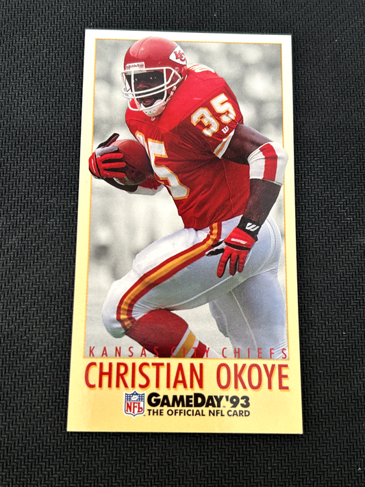 1993 GameDay Football Card #48 Christian Okoye