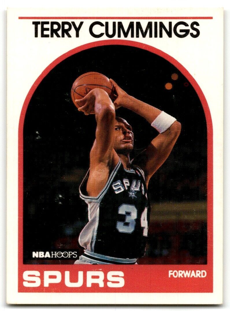 1989-90 Hoops Terry Cummings San Antonio Spurs #312