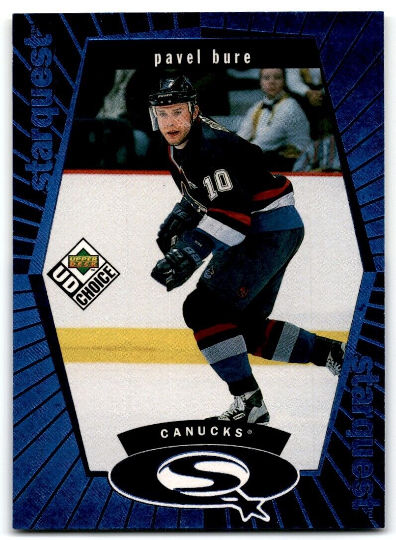 1998-99 UD Choice StarQuest Blue Pavel Bure Vancouver Canucks #SQ2