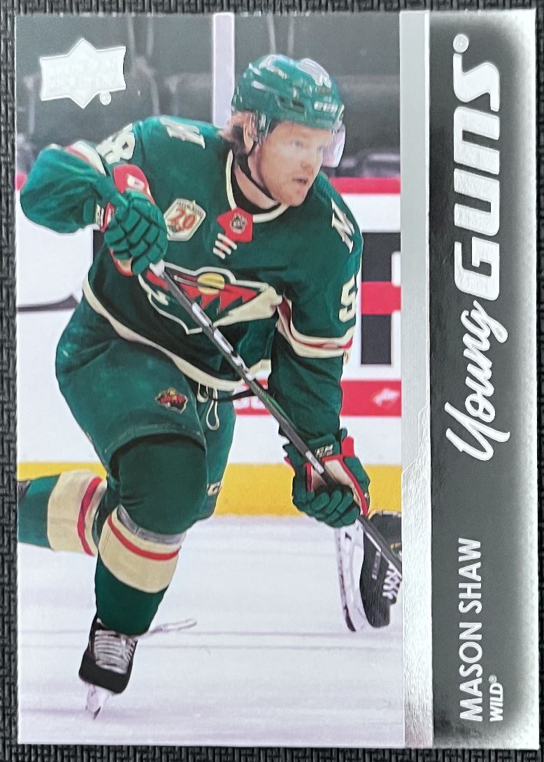 2021-22 Upper Deck Mason Shaw Rookie Minnesota Wild #730