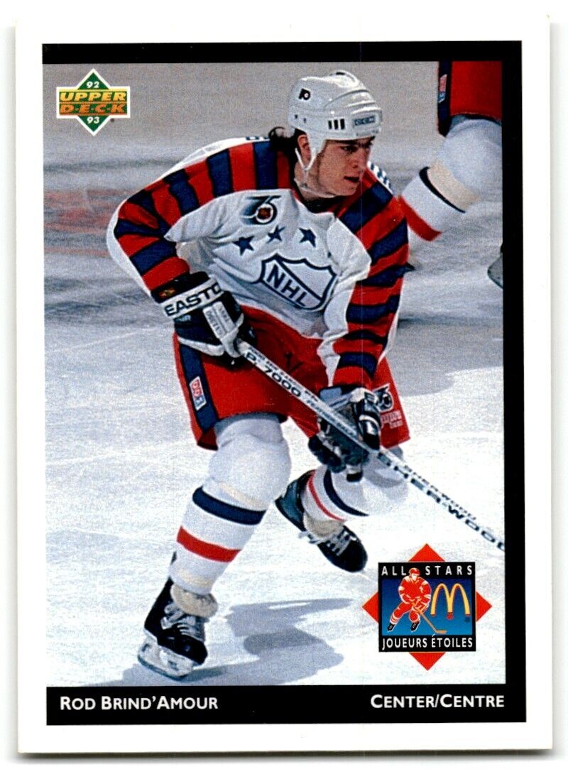 1992-93 Upper Deck McDonald's All-Stars Rod Brind'Amour Philadelphia Flyers