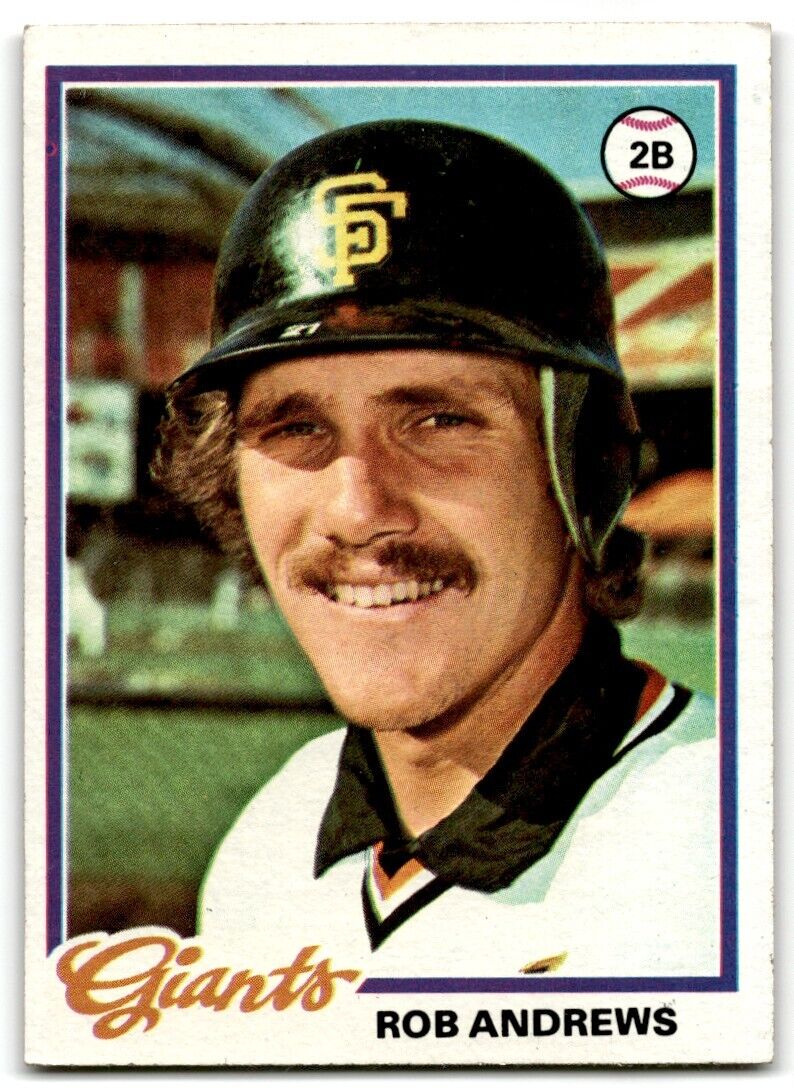 1978 Topps Rob Andrews San Francisco Giants #461