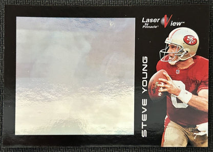 1996 Pinnacle Laser View Hologram Steve Young San Francisco 49ers #17