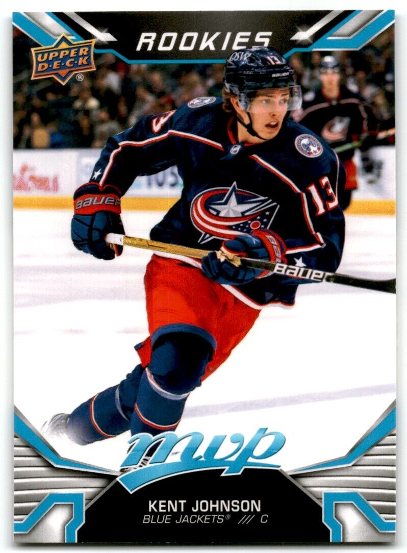 2022-23 Upper Deck MVP Kent Johnson Rookie Columbus Blue Jackets #242