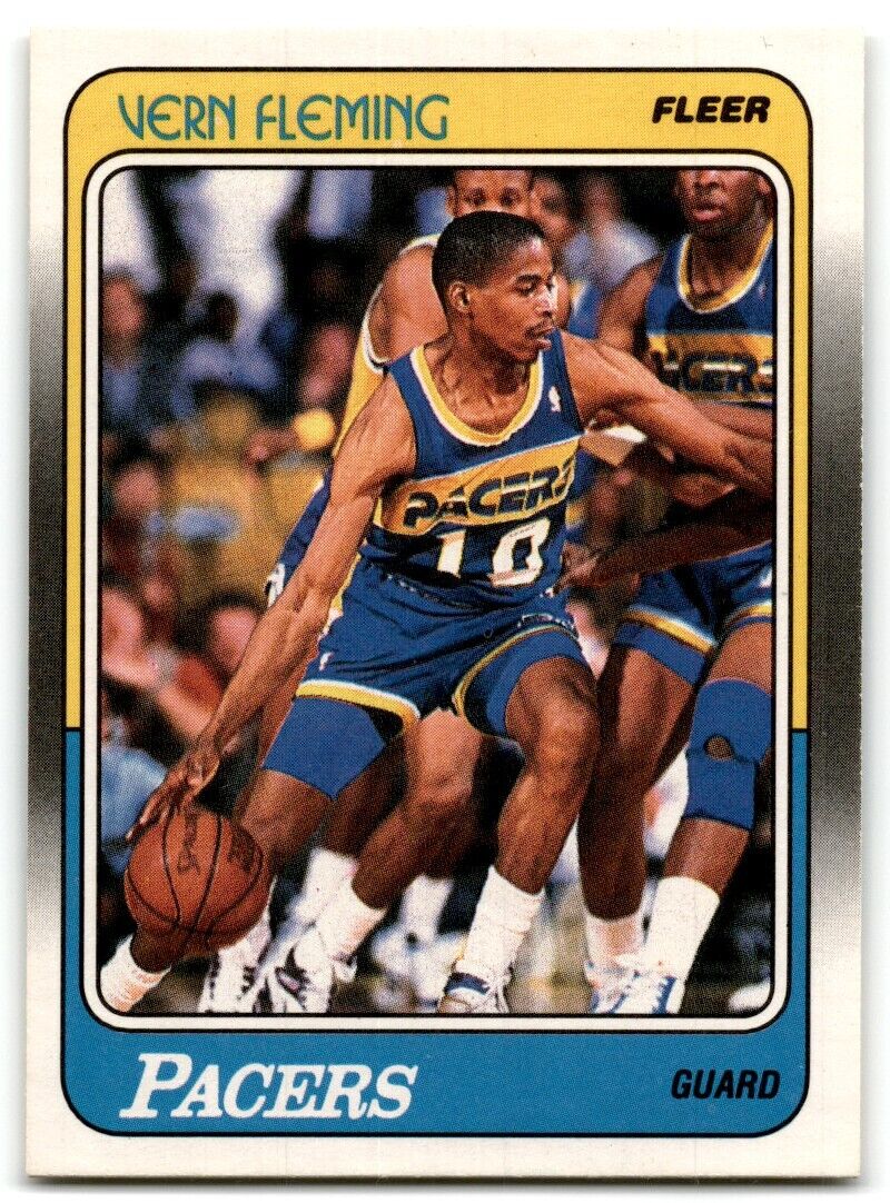 1988-89 Fleer Vern Fleming Indiana Pacers #55