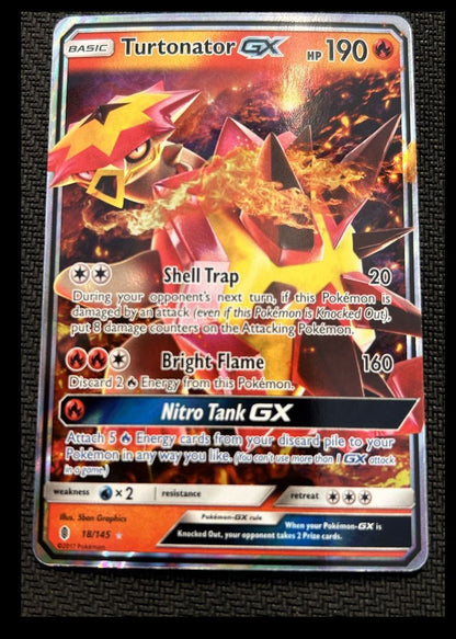 2017 Sun & Moon - Guardians Rising Turtonator-GX Basic/Rare Holo GX #18