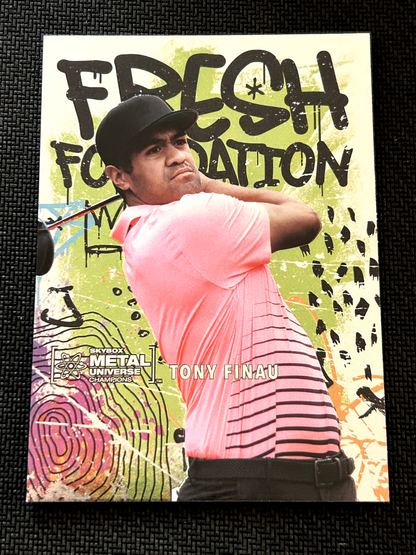 Tony Finau 2021 Skybox Metal Universe Champions #FF18