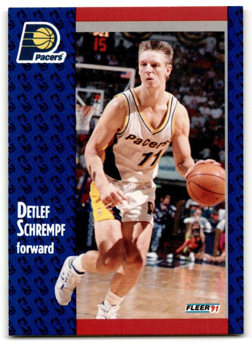 1991-92 Fleer Detlef Schrempf Indiana Pacers #85