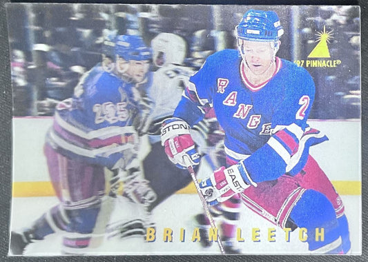 1996-97 Pinnacle McDonald's 3D Ice Breakers Brian Leetch New York Rangers #MCD20