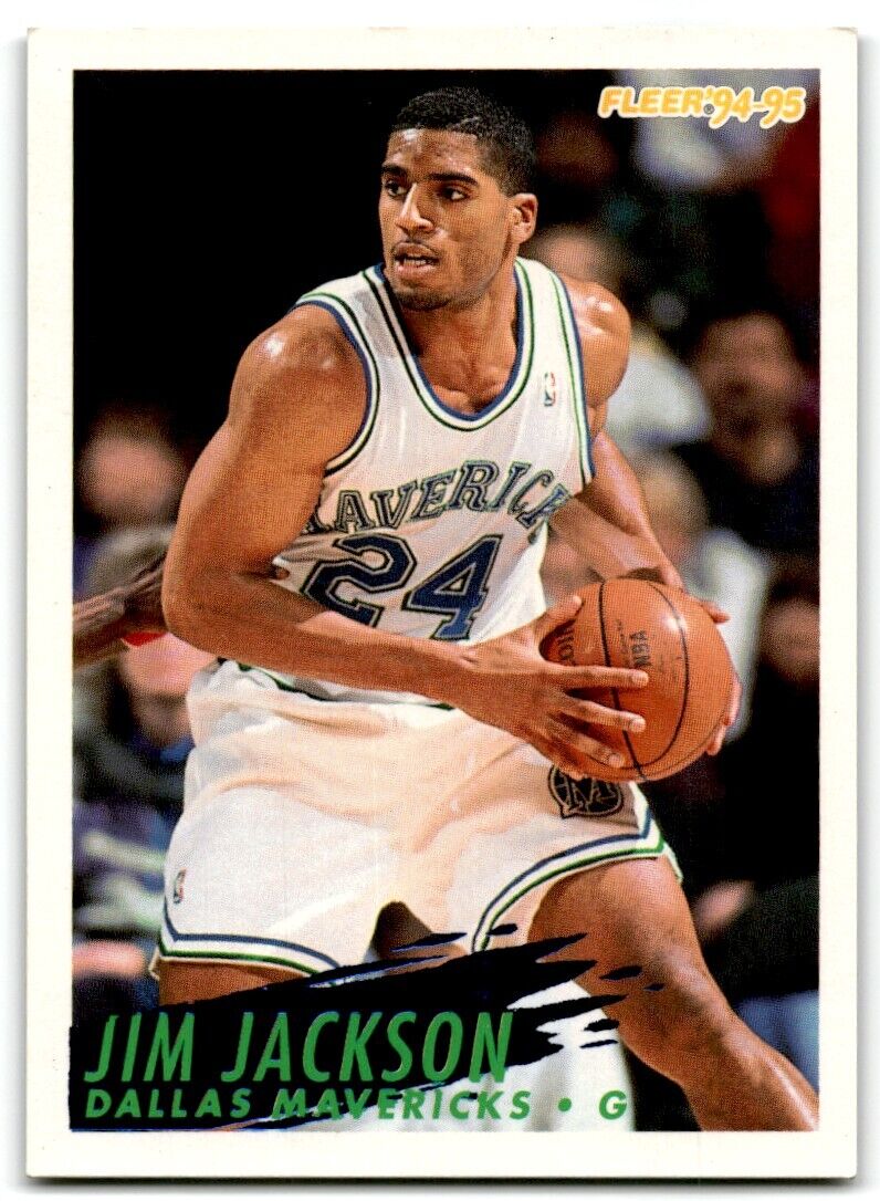 1994-95 Fleer Jim Jackson Dallas Mavericks #49