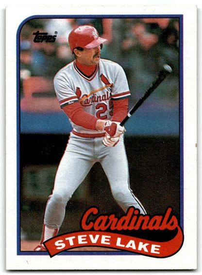 1989 Topps Steve Lake St. Louis Cardinals #463