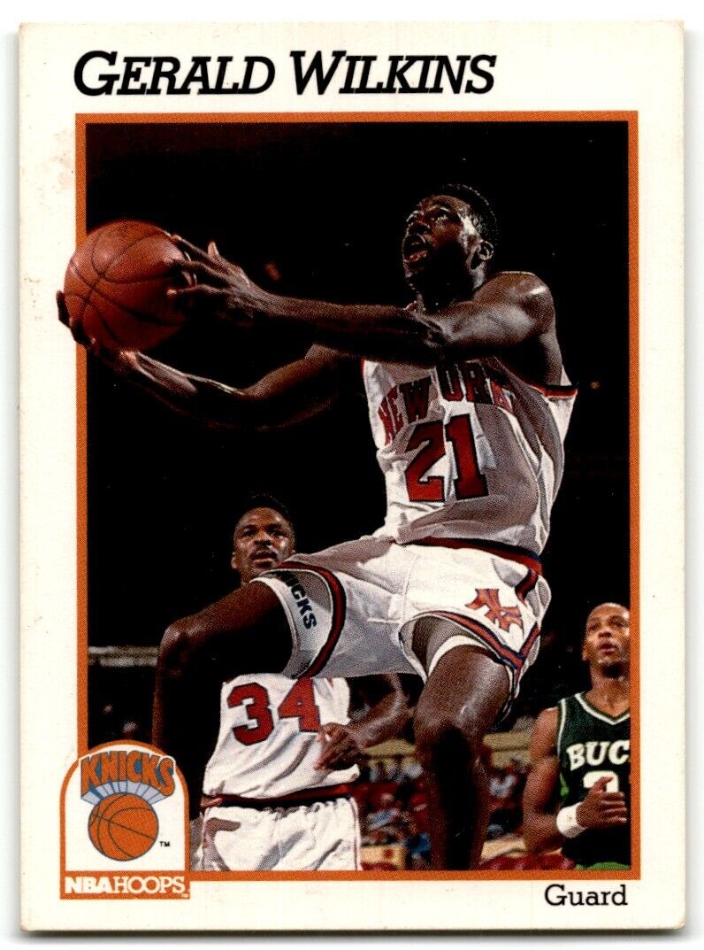 1991-92 Hoops Gerald Wilkins New York Knicks #146