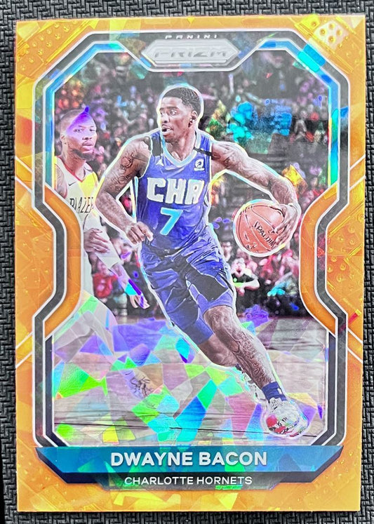 2020-21 Panini Prizm Orange Dwayne Bacon Charlotte Hornets #39