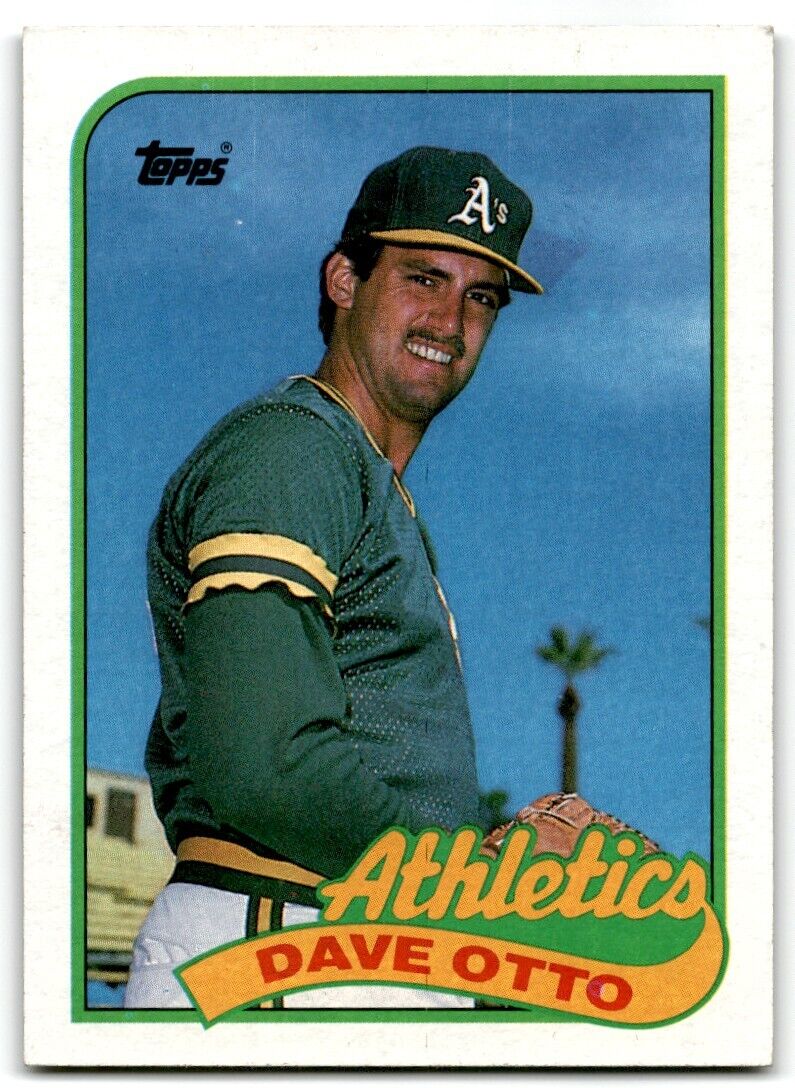 1989 Topps Dave Otto Oakland Athletics #131